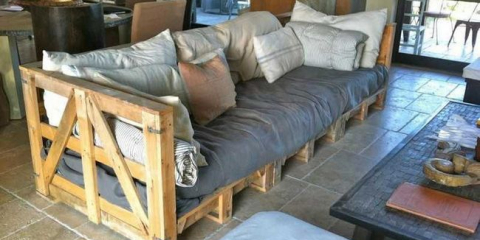 Paletový nábytek - nápady na stavbu, designové prvky, možnosti designu a aplikace